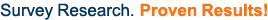 Contact our survey company and market research firm