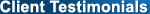 Client Testimonials