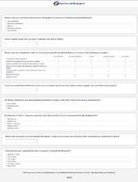 Customer Satisfaction Survey Sample Questionnaire