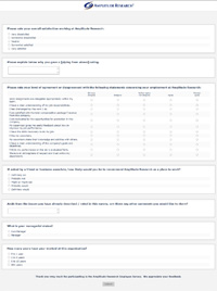 Job Satisfaction Survey Sample Questionnaire